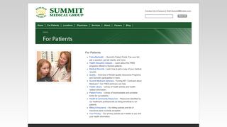For Patients | Summit Medical Group - Knoxville & East Tennessee