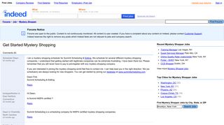 Get Started Mystery Shopping - Mystery Shopper Jobs | Indeed.com