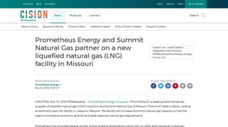 Prometheus Energy and Summit Natural Gas partner on a new ...