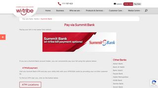 Summit Bank | wi-tribe