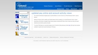 Updated Pay Online and Account Activity Views - Summit Holdings