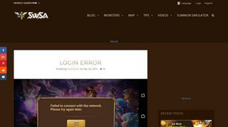 Login Error | Summoners War Wiki Guide: Tips and Strategy