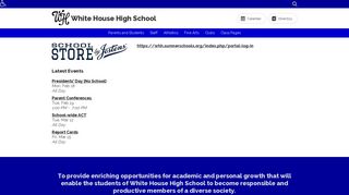 Portal Log-In - White House High School - Sumner County Schools