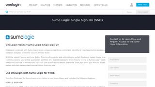 Sumo Logic SAML Single Sign-On (SSO) - Sumo Logic Active ...