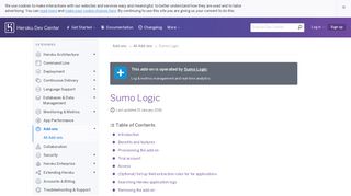 Sumo Logic | Heroku Dev Center