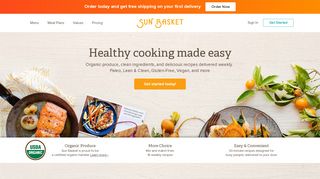 Sun Basket: Healthy Cooking Made Easy - Meal Kits, Delivered