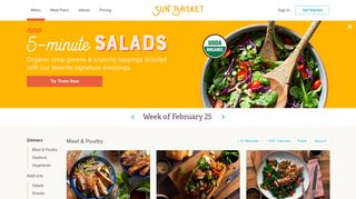 Menu for the Week | Fresh, Sustainable Meals Delivered ... - Sun Basket
