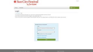 ActiveNet - Sun City Festival Online Activities