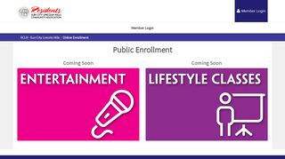Online Enrollment - SCLH - Sun City Lincoln Hills