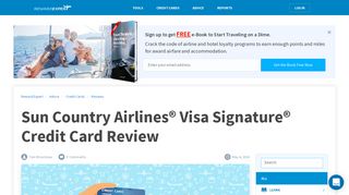 Sun Country Airlines® Visa Signature® Credit Card Review