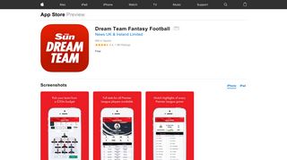 Dream Team Fantasy Football on the App Store - iTunes - Apple