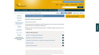 Sun Life Financial - How do I access my account?