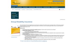 Sun Life Financial - Group Disability insurance - Sun Life Distributors