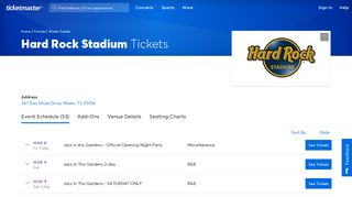 Hard Rock Stadium - Miami | Tickets, Schedule, Seating Chart ...