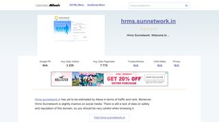 Hrms.sunnetwork.in website.