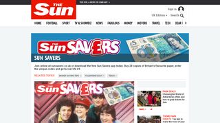 Join online or download the Sun Savers app today. Buy 28 copies of ...