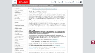 Secure Global Desktop - Oracle