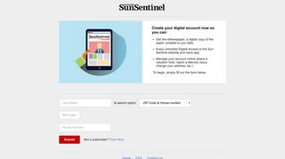 Subscribe to Sun Sentinel - Sun-sentinel Myaccount2