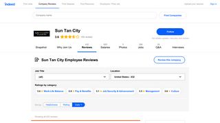 Working at Sun Tan City: 431 Reviews | Indeed.com