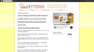 How to Change SUN Pocket WIFI Password - SUN Postpaid, Prepaid ...