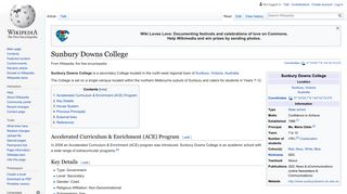 Sunbury Downs College - Wikipedia