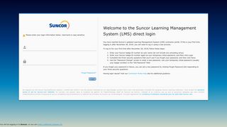 Contractor Password Reset – Existing Contractors – Suncor