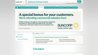 Calculators | Business Partners Online - Suncorp's