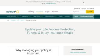 Manage Your Life Policy Online | Suncorp