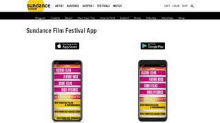 Sundance Film Festival App | Sundance Institute