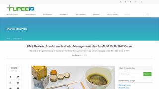PMS Review: Sundaram Portfolio Management - RupeeIQ