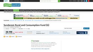 Sundaram Rural and Consumption Fund (G) [39.327] | Sundaram ...