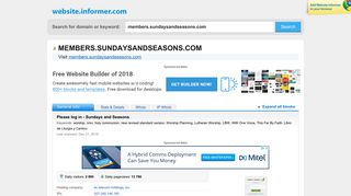members.sundaysandseasons.com at WI. Please log in - Sundays and ...
