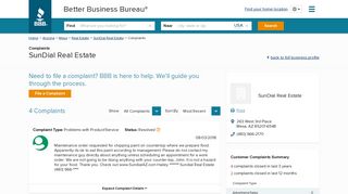 SunDial Real Estate | Complaints | Better Business Bureau® Profile