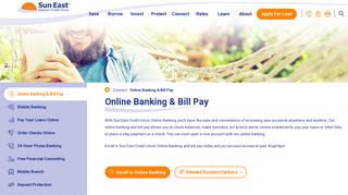 Credit Union Online Banking & Bill Pay | Sun East Federal Credit Union