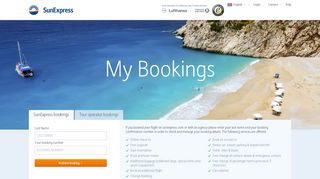 My Booking - SunExpress
