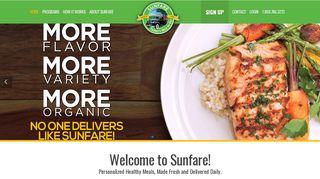 Sunfare - Personalized, Healthy Meals Made Fresh and Delivered Daily