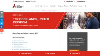 Docklands, United Kingdom Data Center | Sungard AS