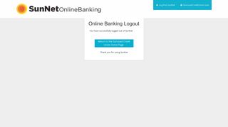 Online Banking Logout - Suncoast Credit Union