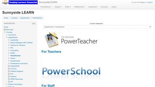 SunnysideLEARN: PowerSchool