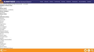 Power School - Students | Sunnyside Unified School District