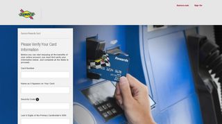 Sunoco Credit Card: Registration Verification - Citibank