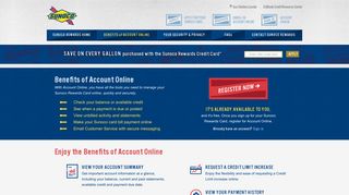 Benefits of Account Online - Sunoco Gas Credit Cards | Sunoco ...