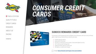 Gas Credit Cards | Apply for Fuel Rewards Credit Card | Sunoco