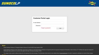 Sunoco LP Customer Portal
