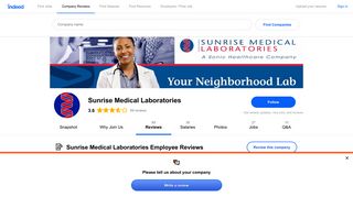 Working at Sunrise Medical Laboratories: 67 Reviews | Indeed.com
