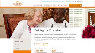 Career Training and Education | Sunrise Senior Living