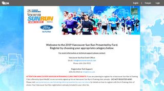 Registration for 2019 Vancouver Sun Run | VSR