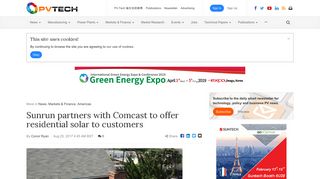 Sunrun partners with Comcast to offer residential solar to customers ...