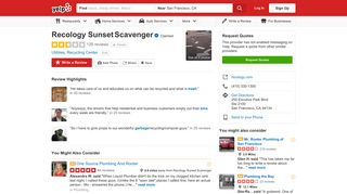 Recology Sunset Scavenger - 124 Reviews - Utilities - 250 Excutive ...