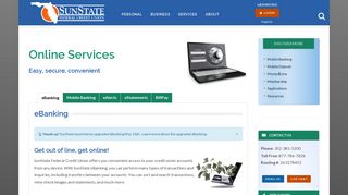 Online Banking - SunState Federal Credit Union